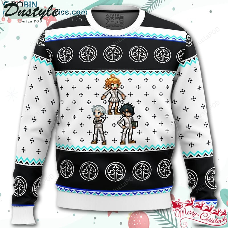 Promised Neverland Sprites Ugly Christmas Wool Sweater