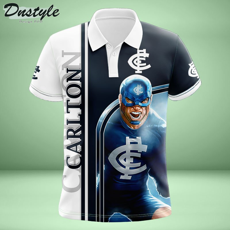 Carlton Football Club 3D Tshirt Hoodie Polo Sweatshirt