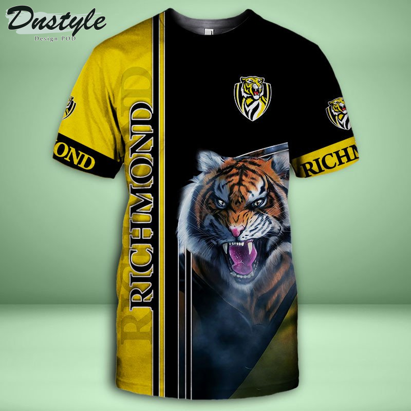 Richmond Football Club 3D Tshirt Hoodie Polo Sweatshirt