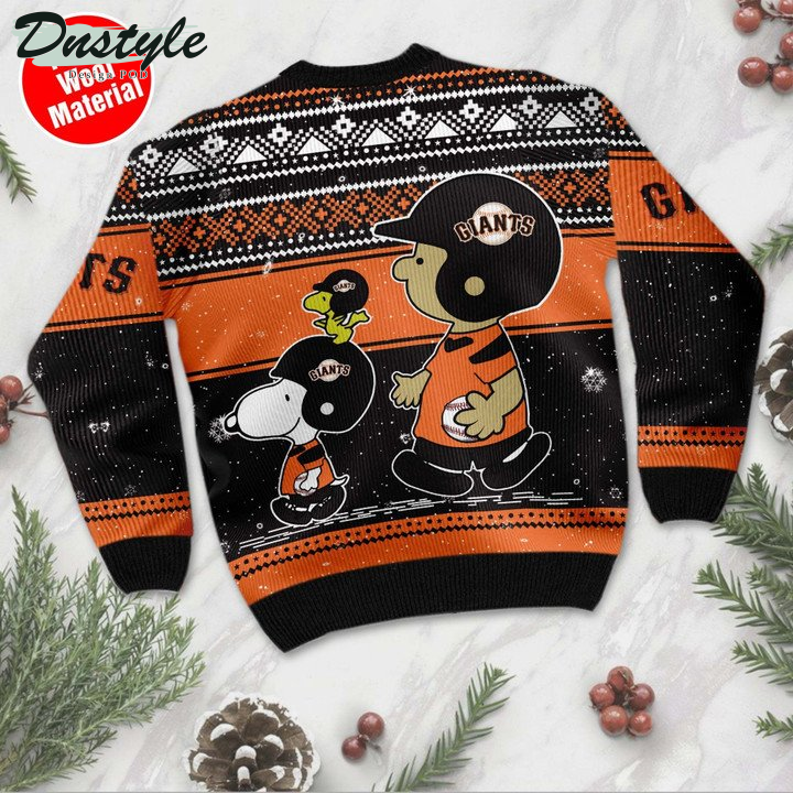 San Francisco Giants Snoopy Ugly Sweater