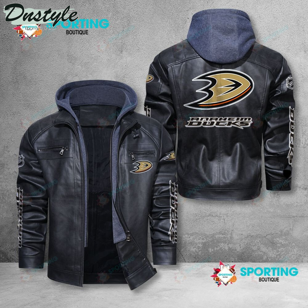 Anaheim Ducks 2022 Leather Jacket