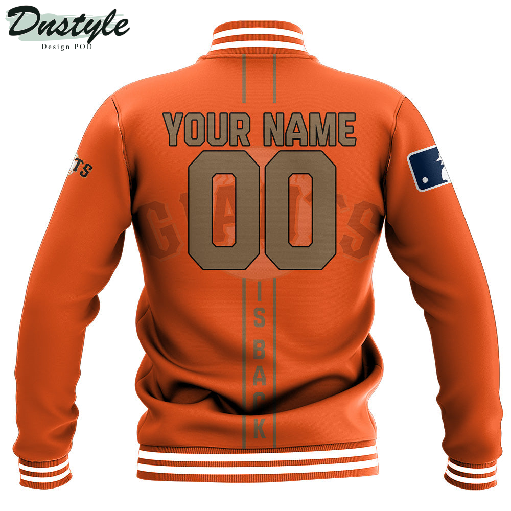 San Francisco Giants MLB Personalized Baseball Jacket