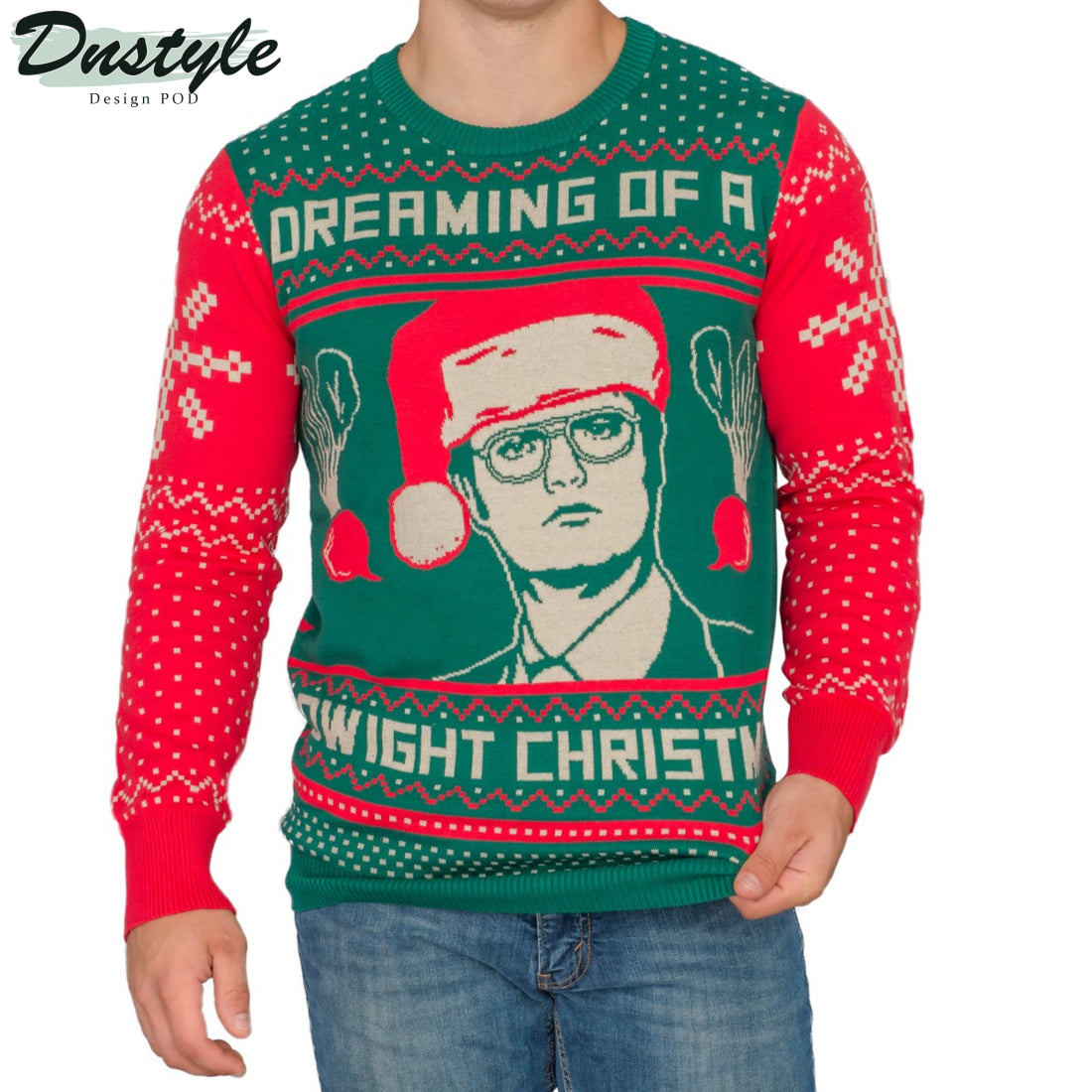 The Office Dwight Schrute Christmas Beets Ugly Christmas Sweater