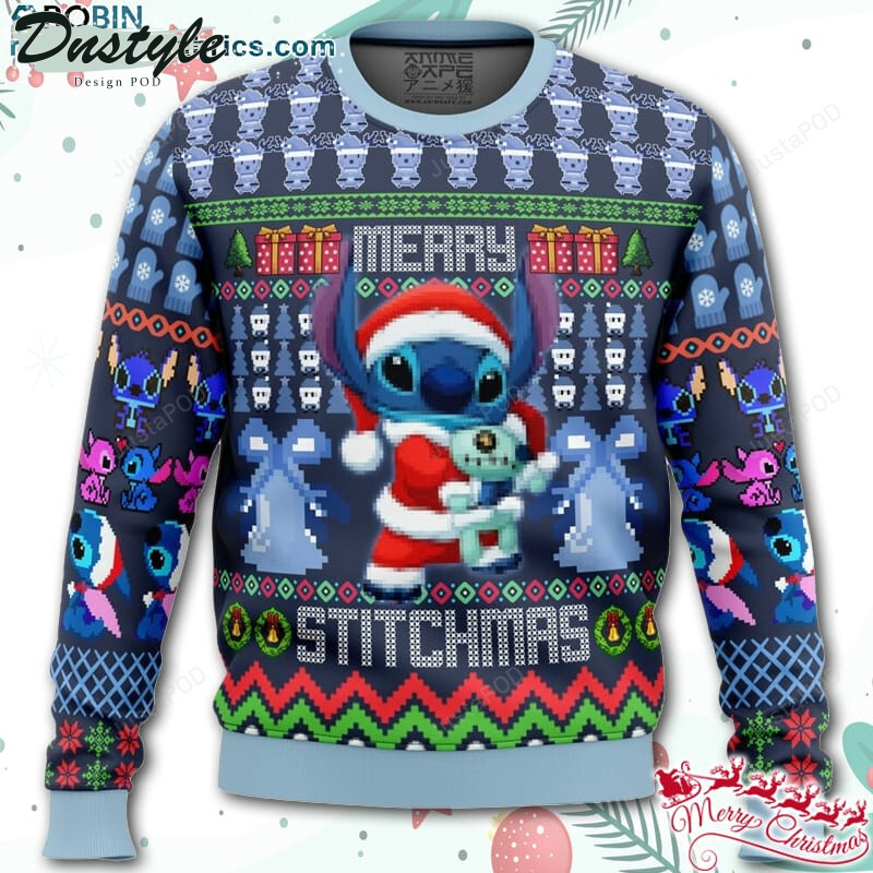 Lilo and Stitch Ugly Chirstmas Woo lSweater