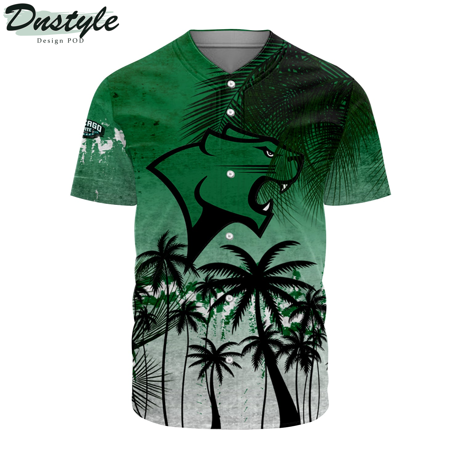 Cincinnati Bearcats Coconut Tree Tropical Grunge Baseball Jersey