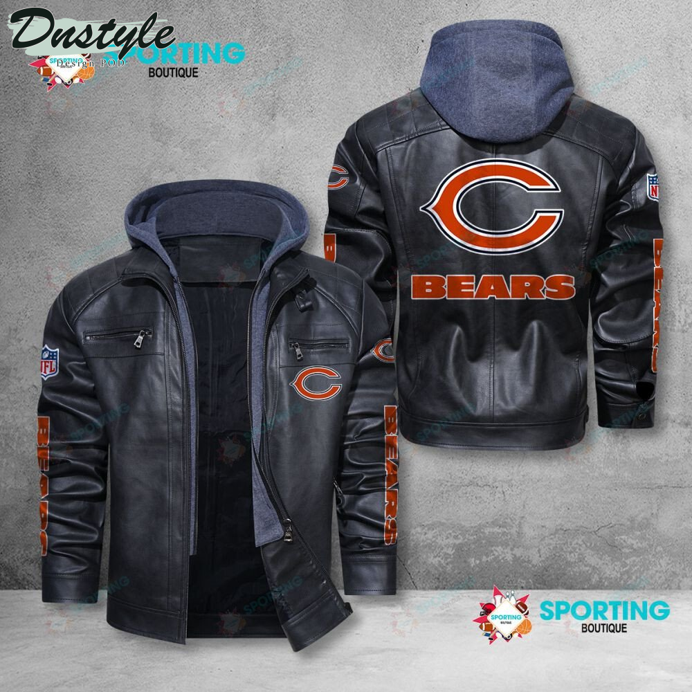 Chicago Bears NFL 2023 Leather Jacket