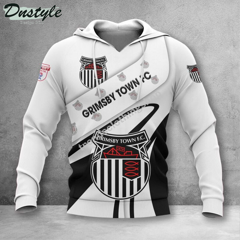 Grimsby Town 3d all over printed hoodie tshirt
