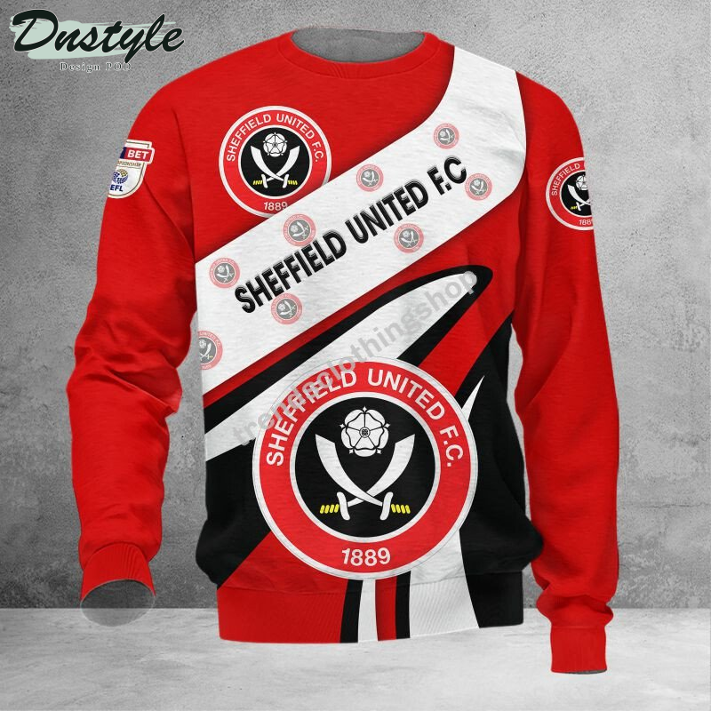 Sheffield United F.C 3d all over printed hoodie tshirt