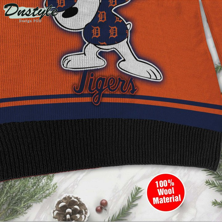 Snoopy Love Detroit Tigers Ugly Sweater