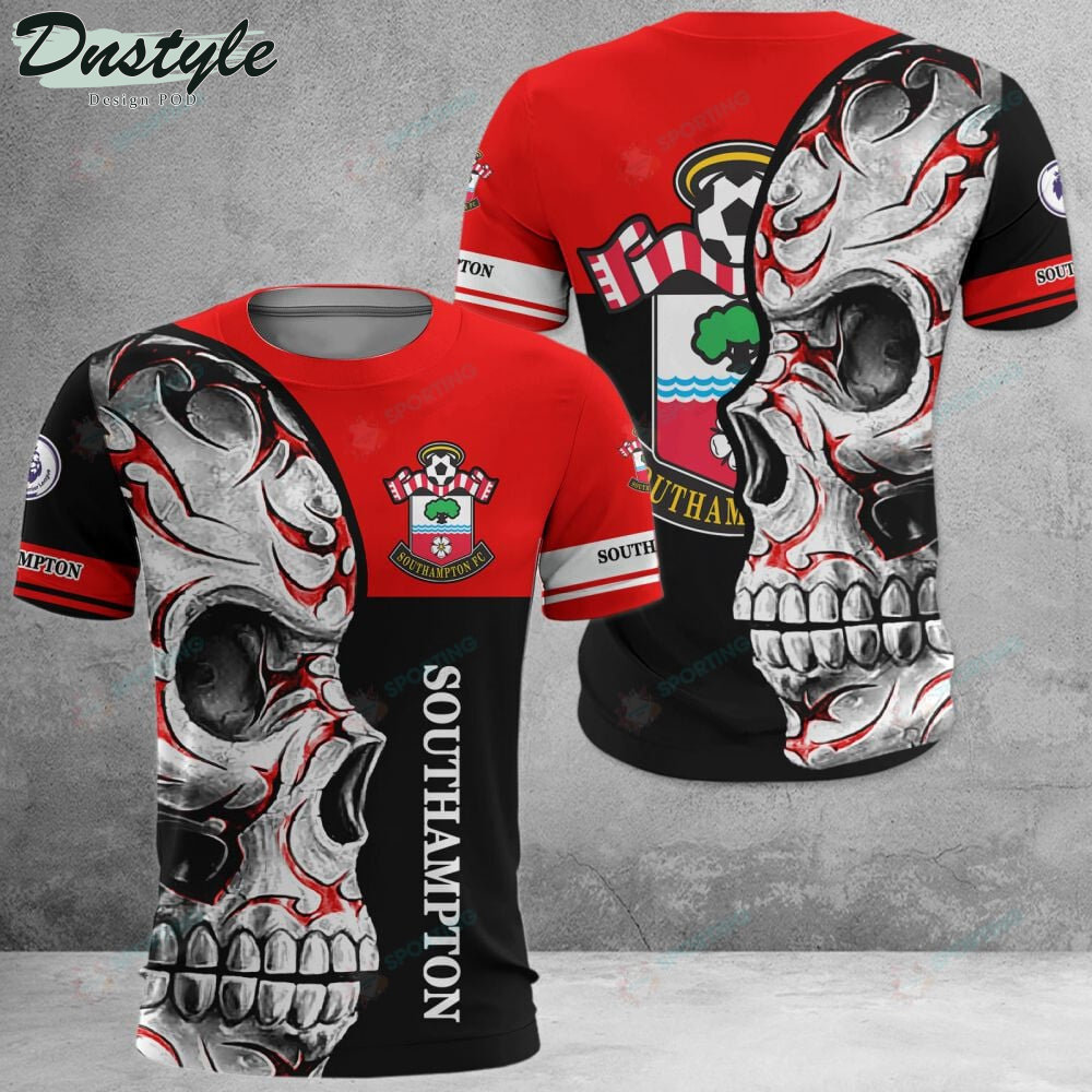 Southampton Skull 3d Hoodie Tshirt