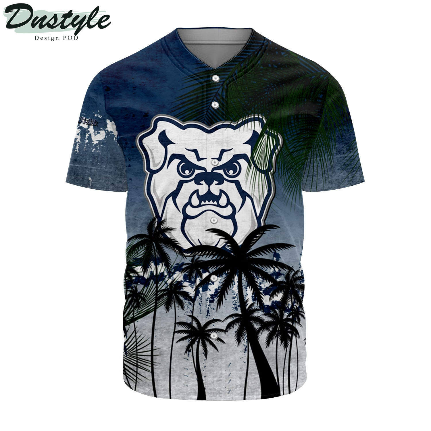 Belmont Bruins Coconut Tree Tropical Grunge Baseball Jersey