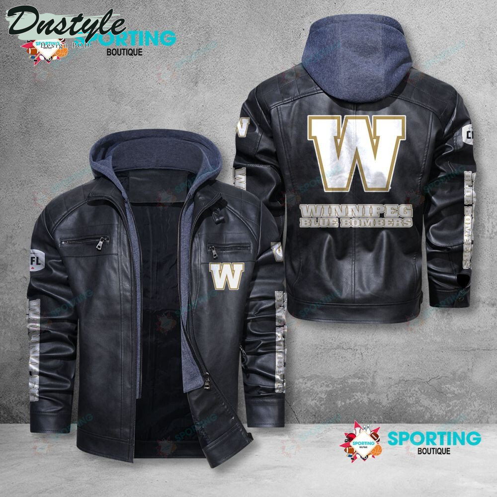 Winnipeg Blue Bombers 2022 Leather Jacket