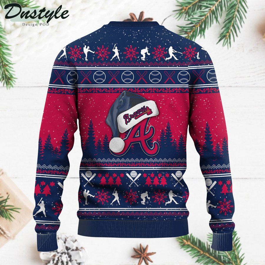 Atlanta Braves MLB ugly christmas sweater