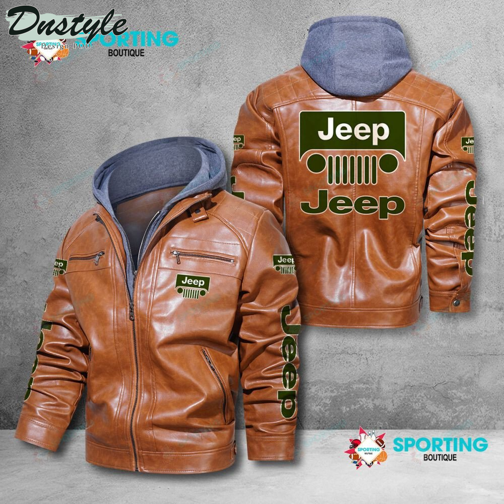 Jeep 2022 Leather Jacket