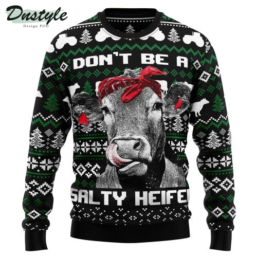 Cow Heifer Ugly Christmas Sweater