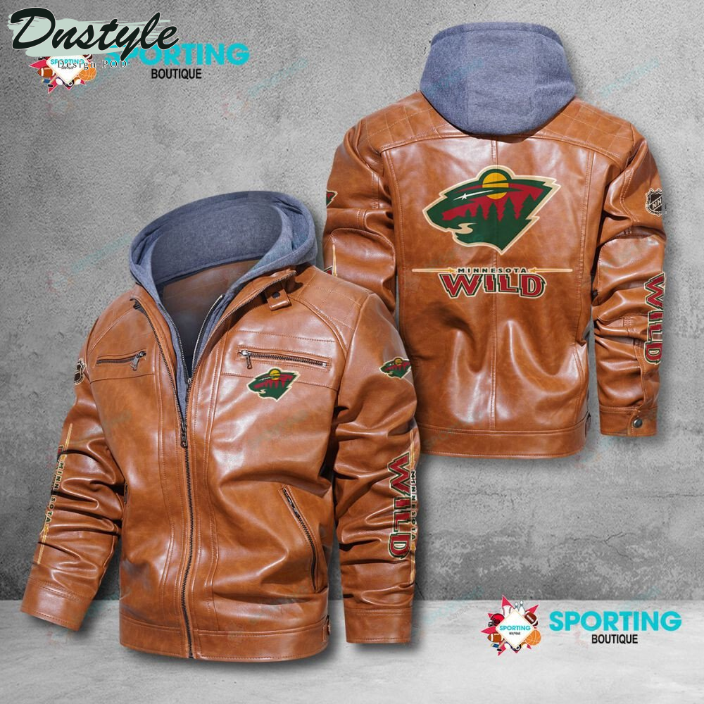 Minnesota Wild 2022 Leather Jacket