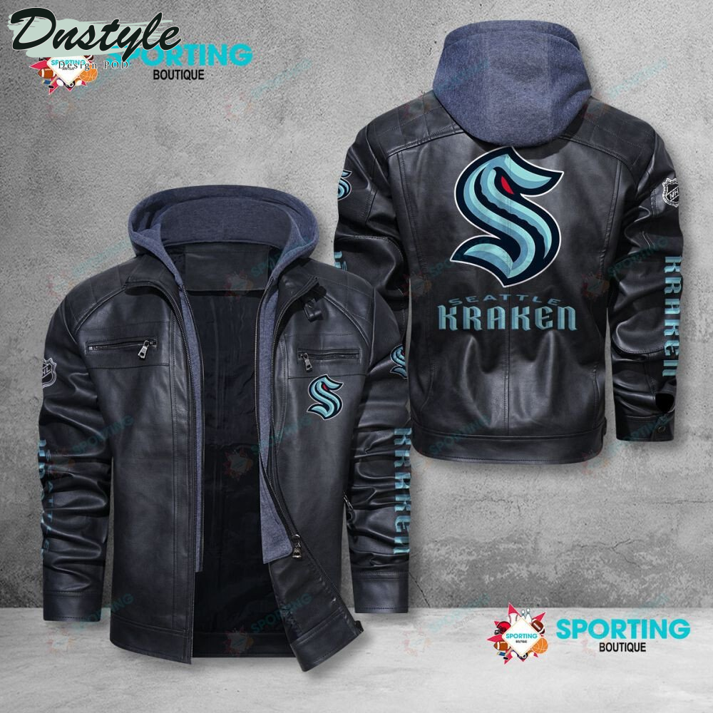 Seattle Kraken 2022 Leather Jacket