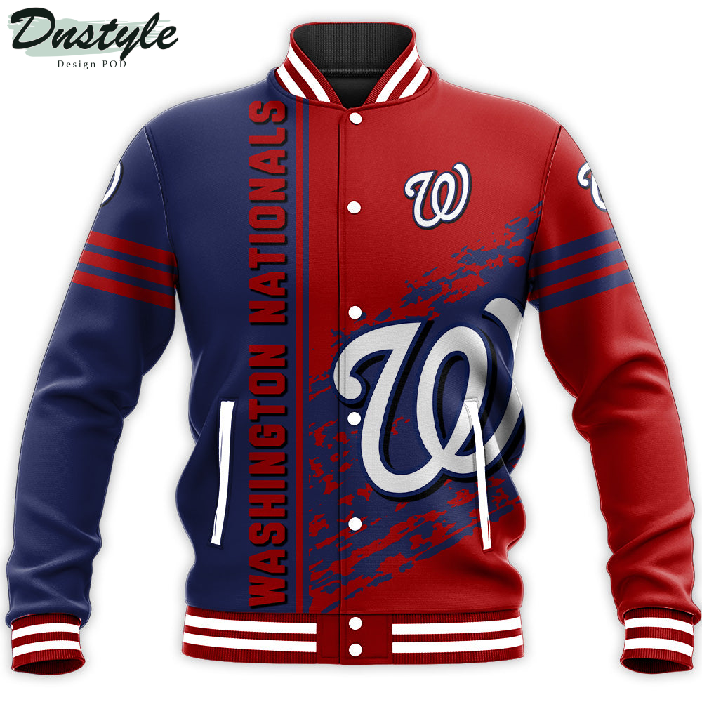 Washington Nationals MLB Quarter Style Baseball Jacket