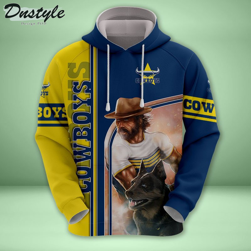 North Queensland Cowboys 3D Tshirt Hoodie Polo Sweatshirt