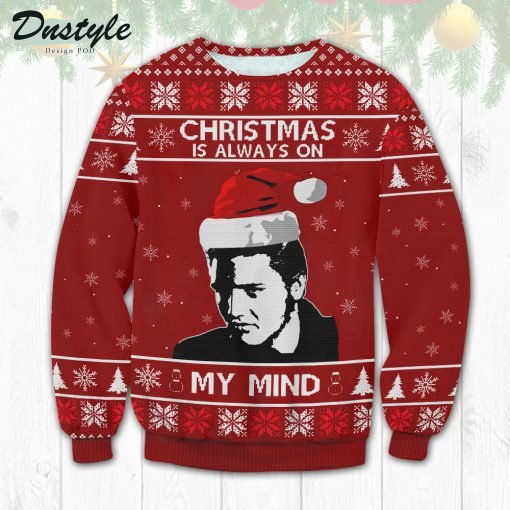 Gearhomie Elvis Fatley Meme The King Christmas Ugly Sweater