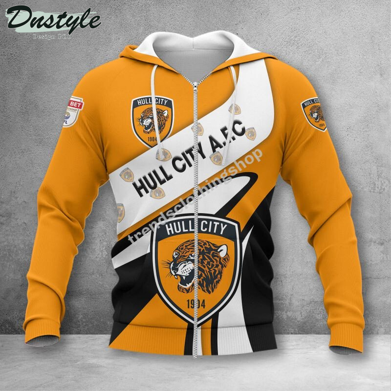 Hull City 3d all over printed hoodie tshirt