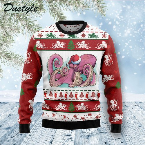 Octopus Noel Ugly Christmas Sweater