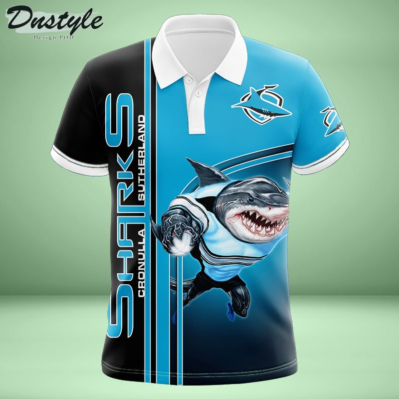 Cronulla Sharks 3D Tshirt Hoodie Polo Sweatshirt