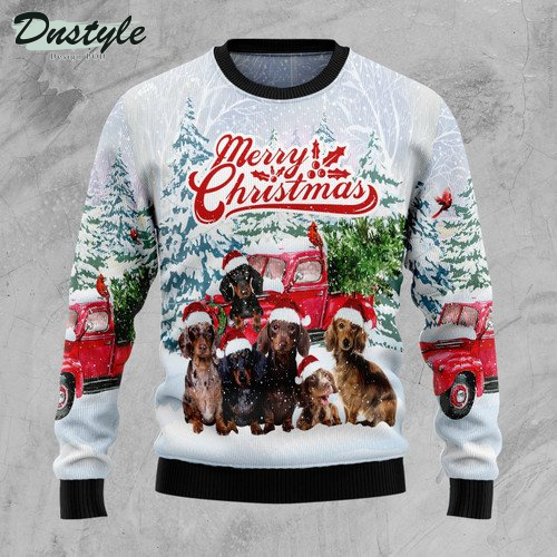 Dachshund Merry Christmas Ugly Christmas Sweater