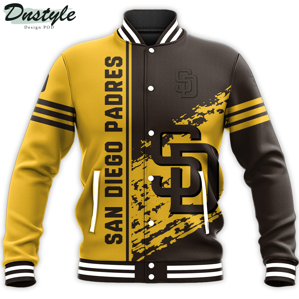 San Diego Padres MLB Quarter Style Baseball Jacket