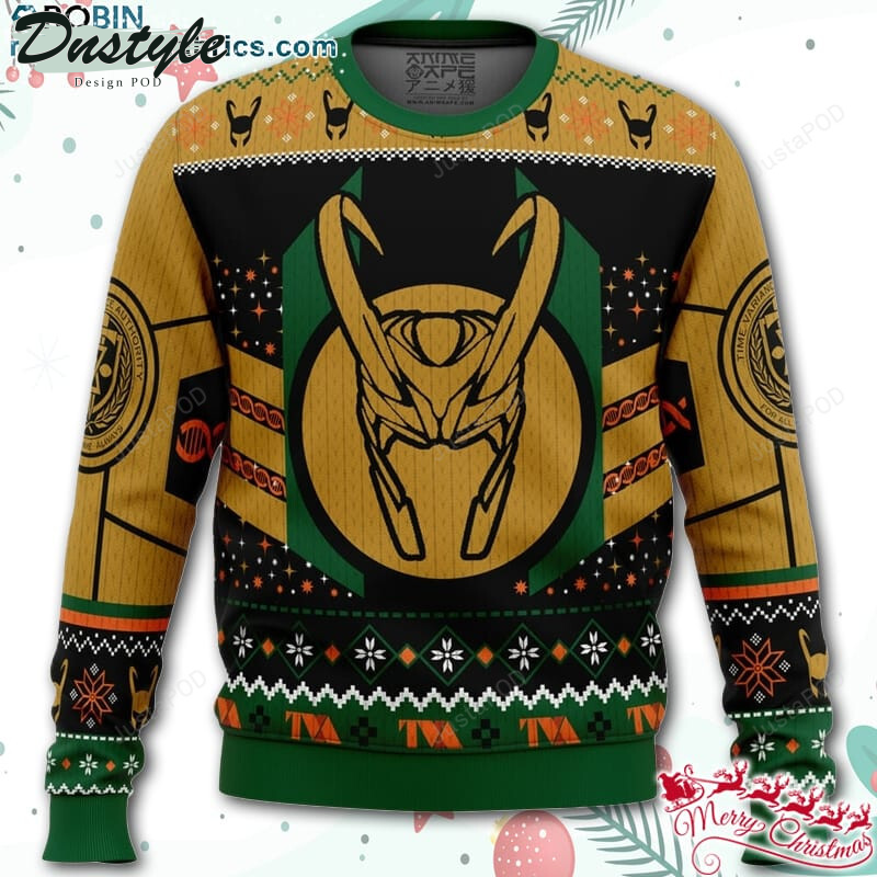 The Christmas Variant Loki Ugly Christmas Wool Sweateri