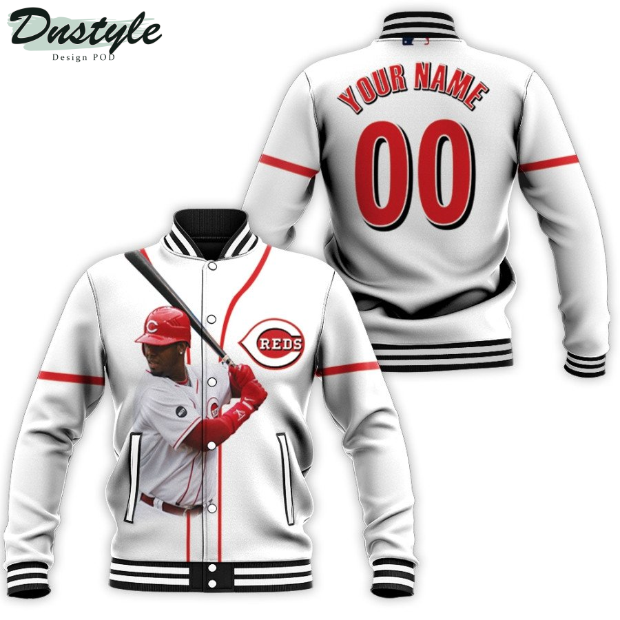 Cincinnati Reds Ken Griffey Jr. 30 MLB Great Player 2019 White Custom Number Name Baseball Jacket
