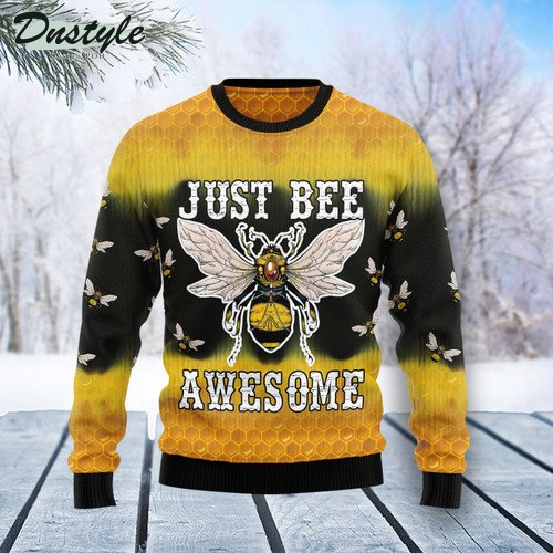 Bee Tie Dye Ugly Christmas Sweater