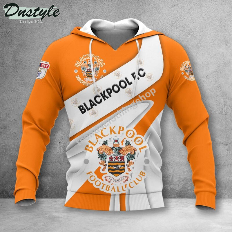 Luton Town F.C 3d all over printed hoodie tshirt