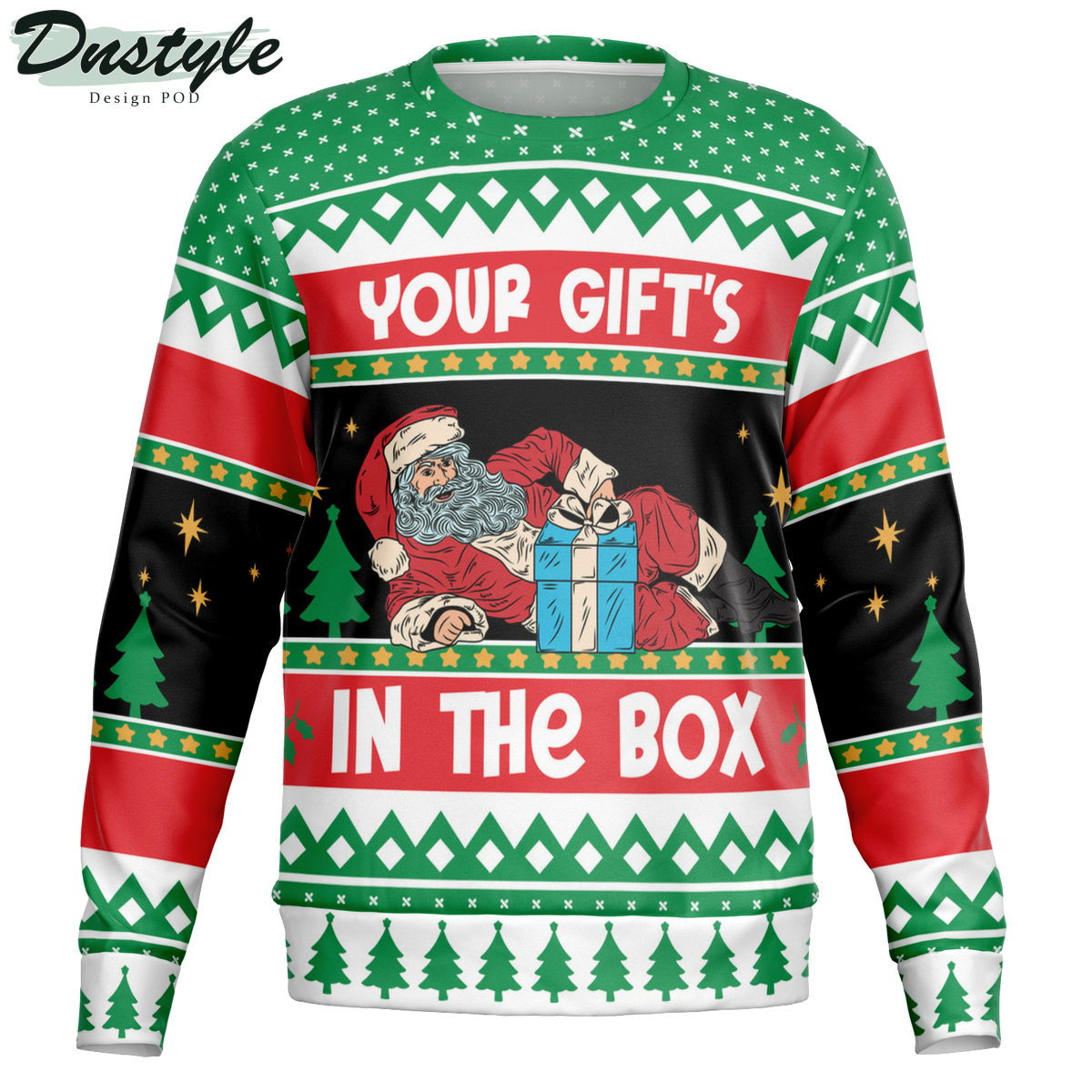 Gift In The Box Ugly Christmas Sweater