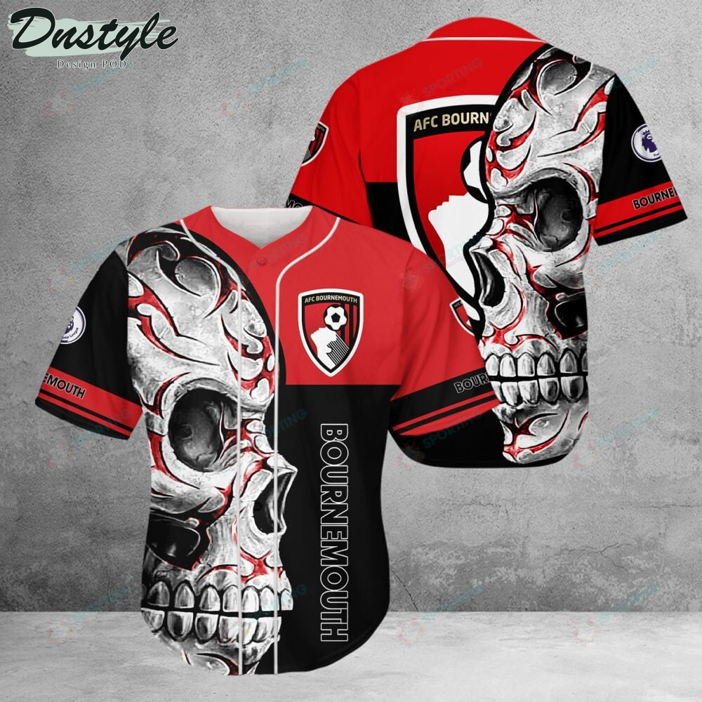 A.F.C. Bournemouth Skull Baseball Jersey