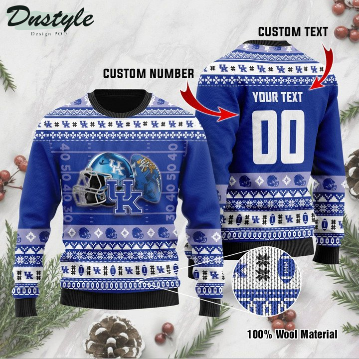 Kentucky Wildcats Personalized Ugly Sweater