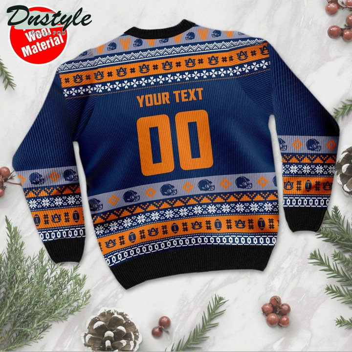 Auburn Tigers Personalized Ugly Sweater