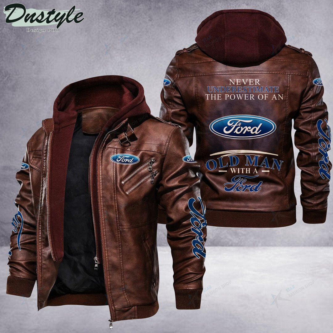 Ford never underestimate the power of an old man leather jacket