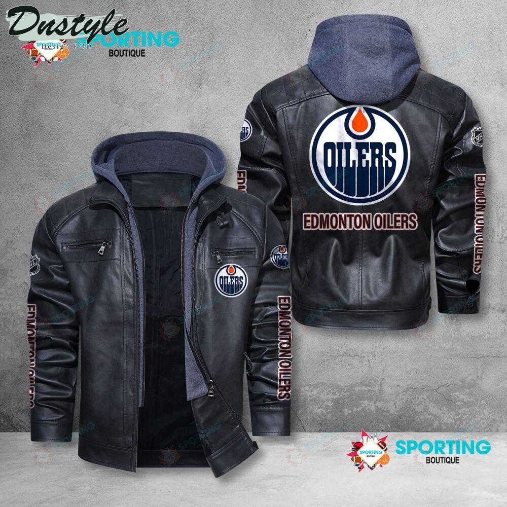 Edmonton Oilers 2022 Leather Jacket