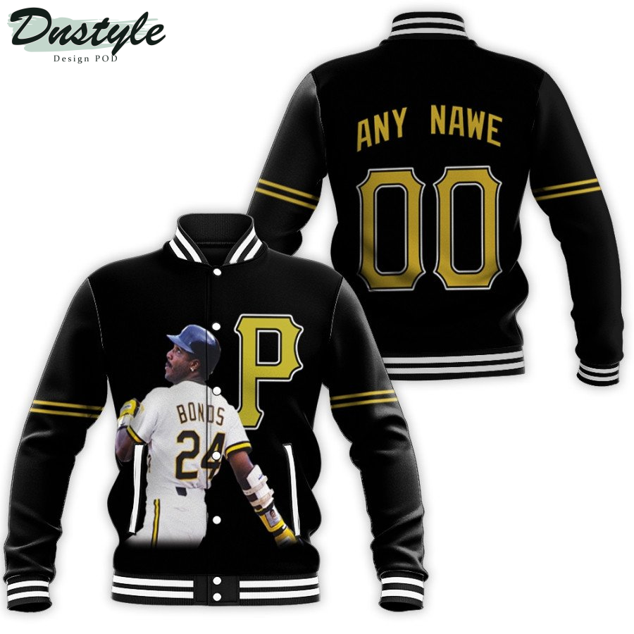 Pittsburgh Pirates Barry Bonds 24 MLB Black 2019 Custom Number Name Baseball Jacket