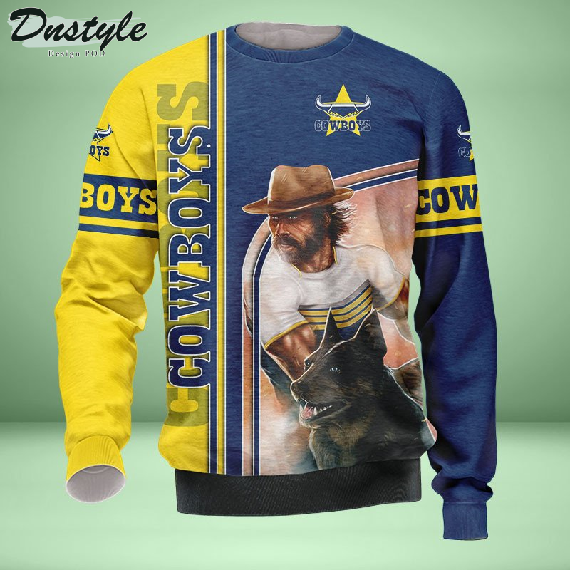 North Queensland Cowboys 3D Tshirt Hoodie Polo Sweatshirt