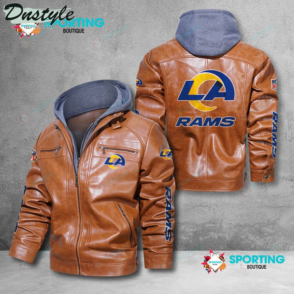 Los Angeles Rams NFL 2023 Leather Jacket