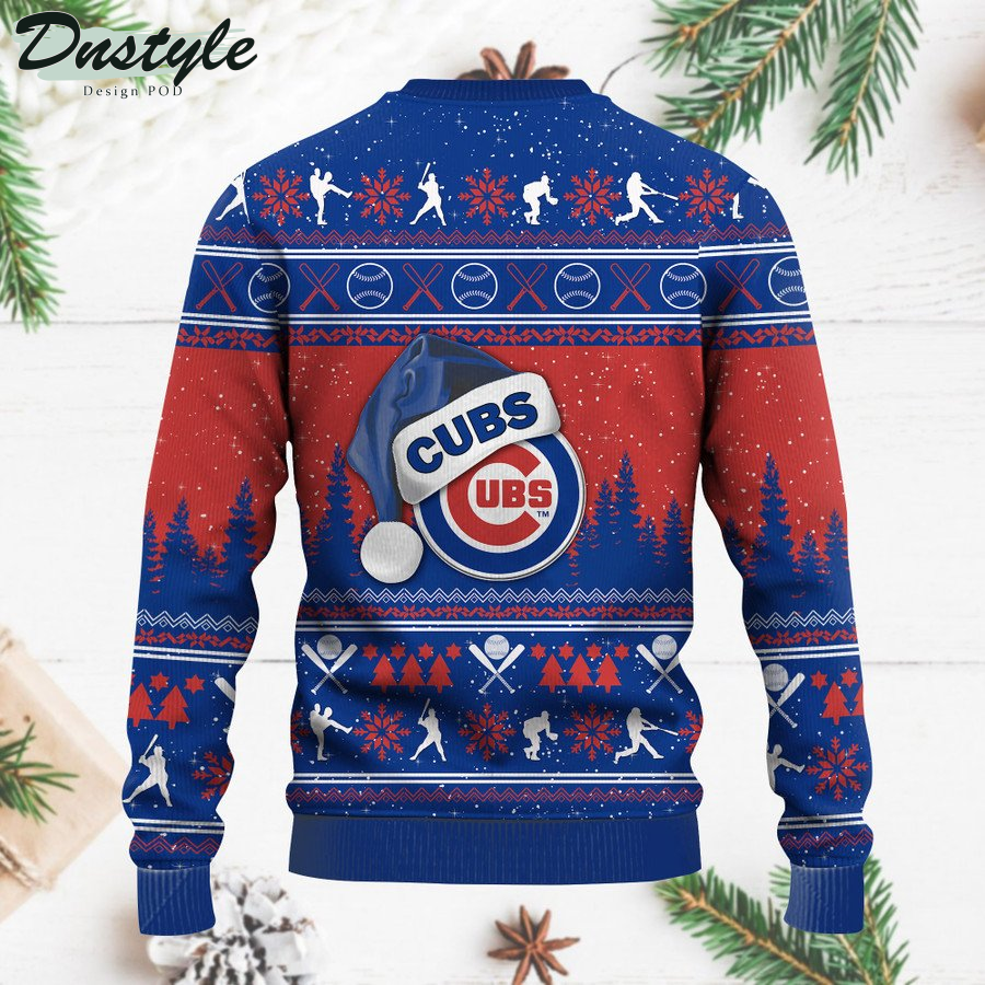 Chicago Cubs MLB ugly christmas sweater