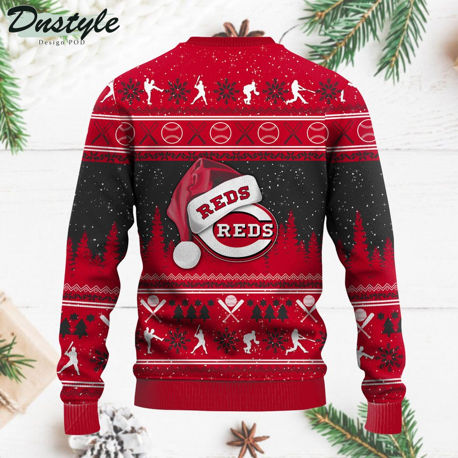 Cincinnati Reds MLB ugly christmas sweater