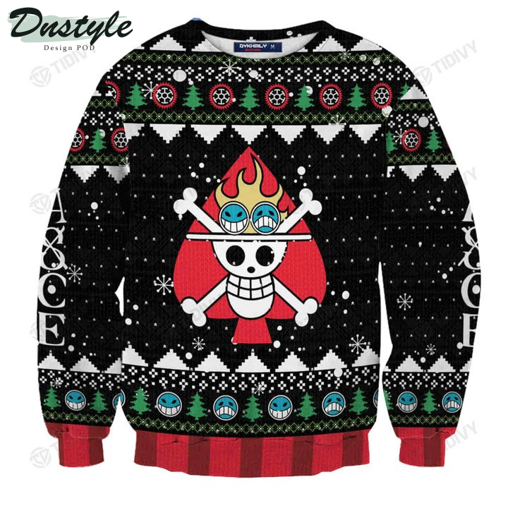 One Piece Portgas D. Ace Ugly Christmas Sweater