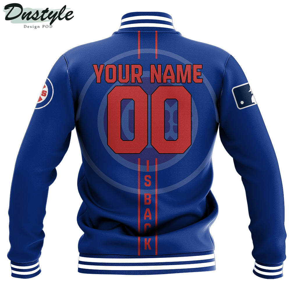 Chicago Cubs MLB Personalized Baseball Jacket