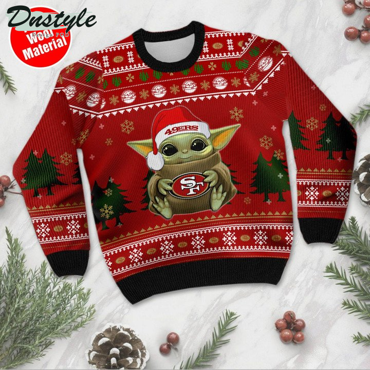 Yoda Baby Love San Francisco 49ers Ugly Sweater