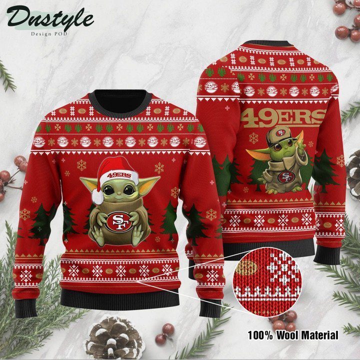 Yoda Baby Love San Francisco 49ers Ugly Sweater