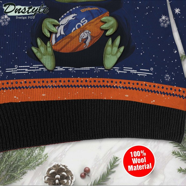 Denver Broncos Baby Yoda Ugly Sweater