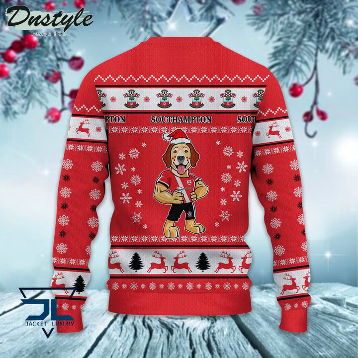 Southampton santa hat ugly christmas sweater